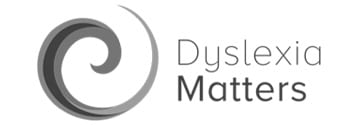 logo grey dyslexia matters website designer in lincolnshire