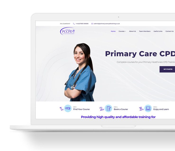 healthcare website design cpd