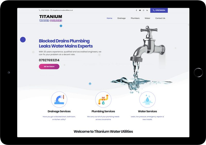 titanium water utilities website