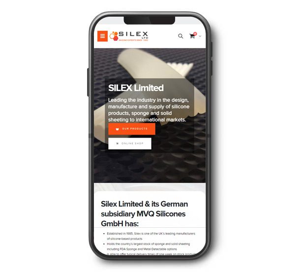 silex mobile website