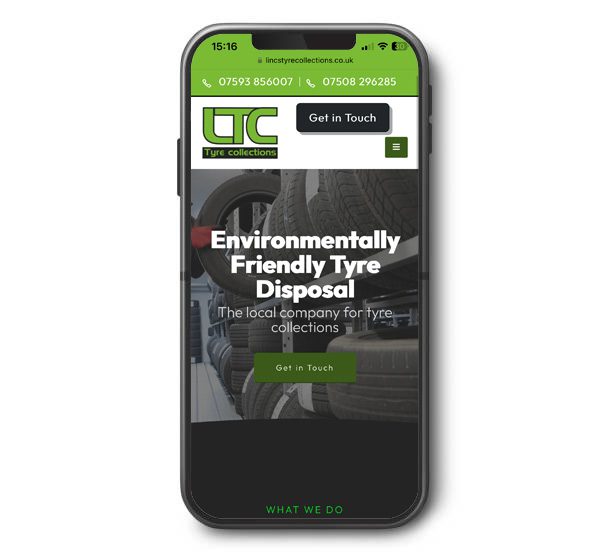lincolnshire tyre collections website design