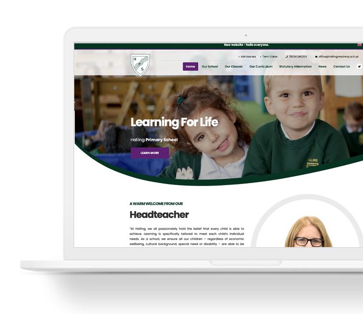 halling medway education website design